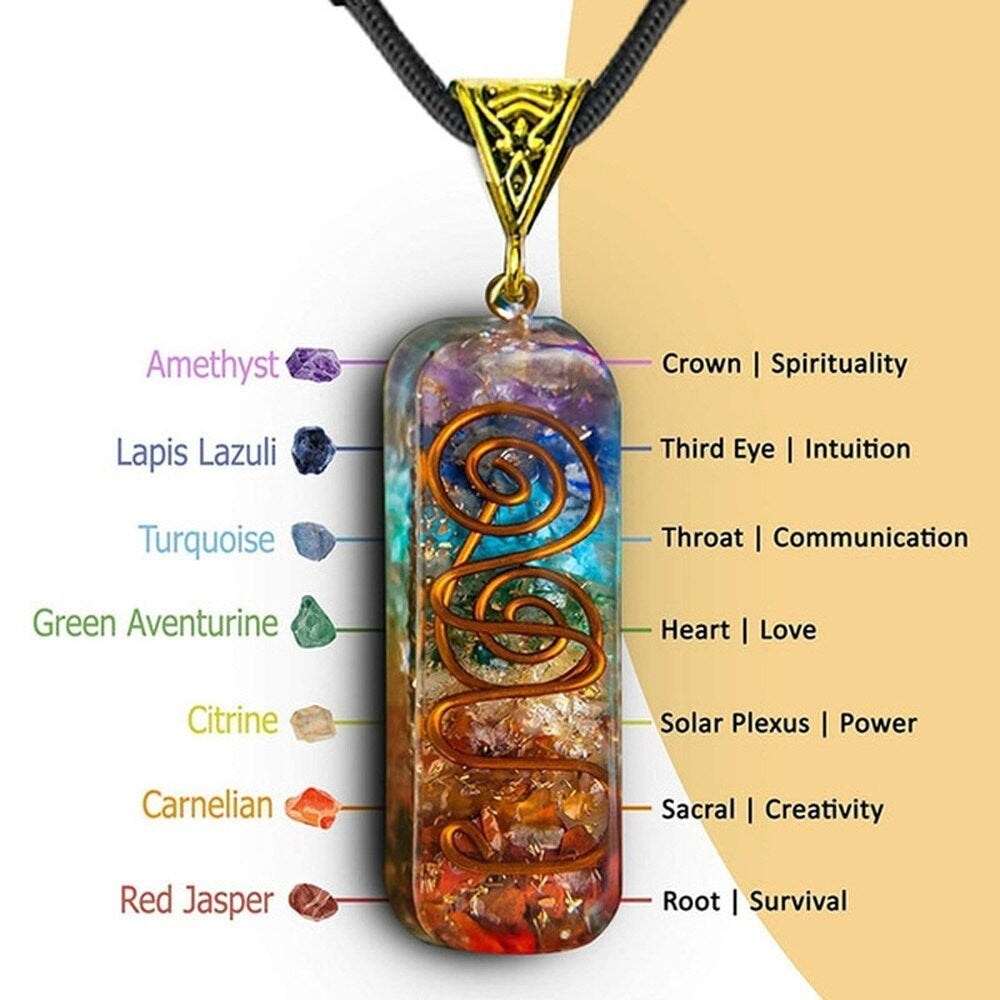 Collar 7 Chakras.🍃