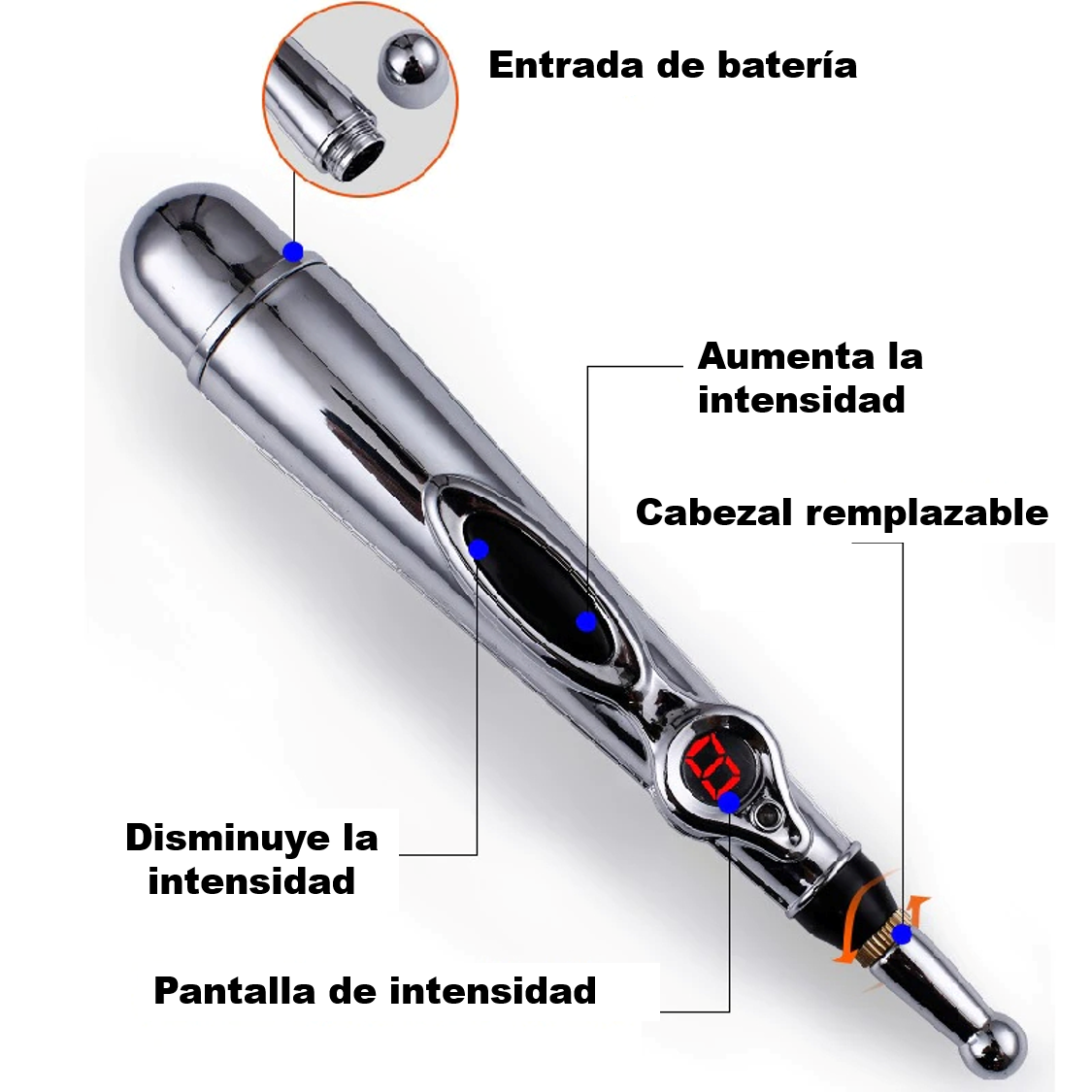 Pluma de Acupuntura Eléctrica